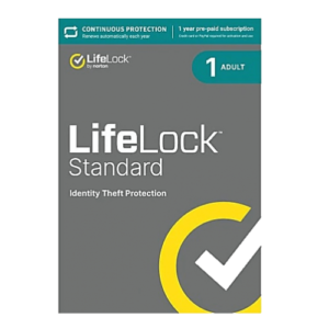 LifeLock Standard by Norton - 1-Year / 1-Adult - USA